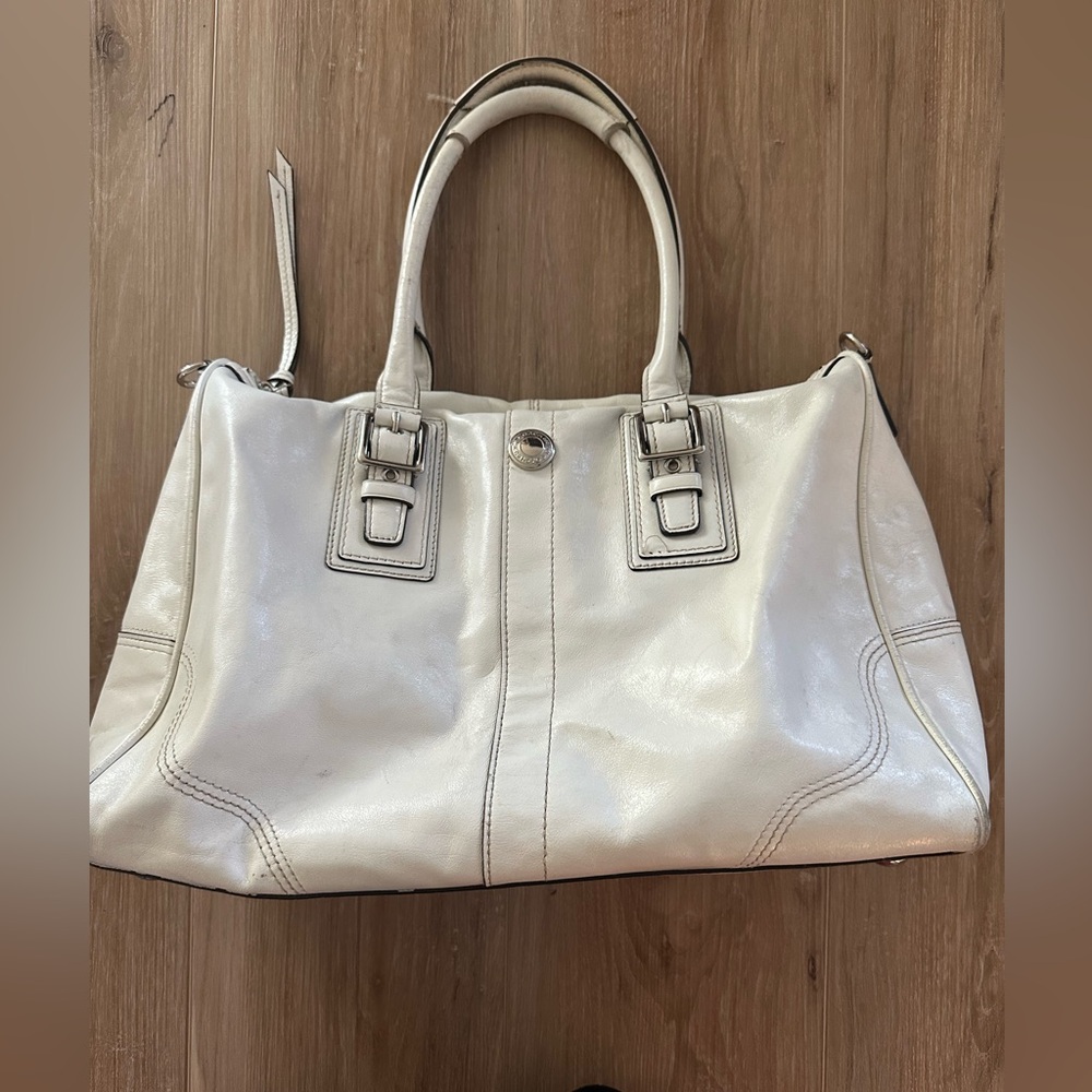 Coach Hamilton Satchel Z19602 White